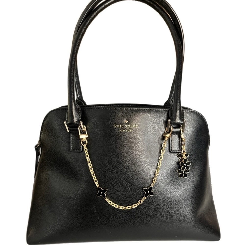 Kate Spade Black Domed Shoulder Bag with Accessories